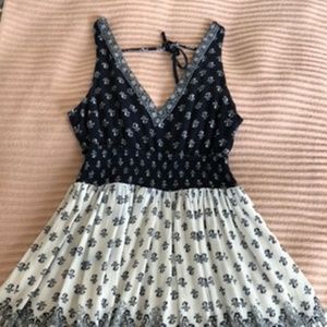 Aeropostale Blue and White Sundress
